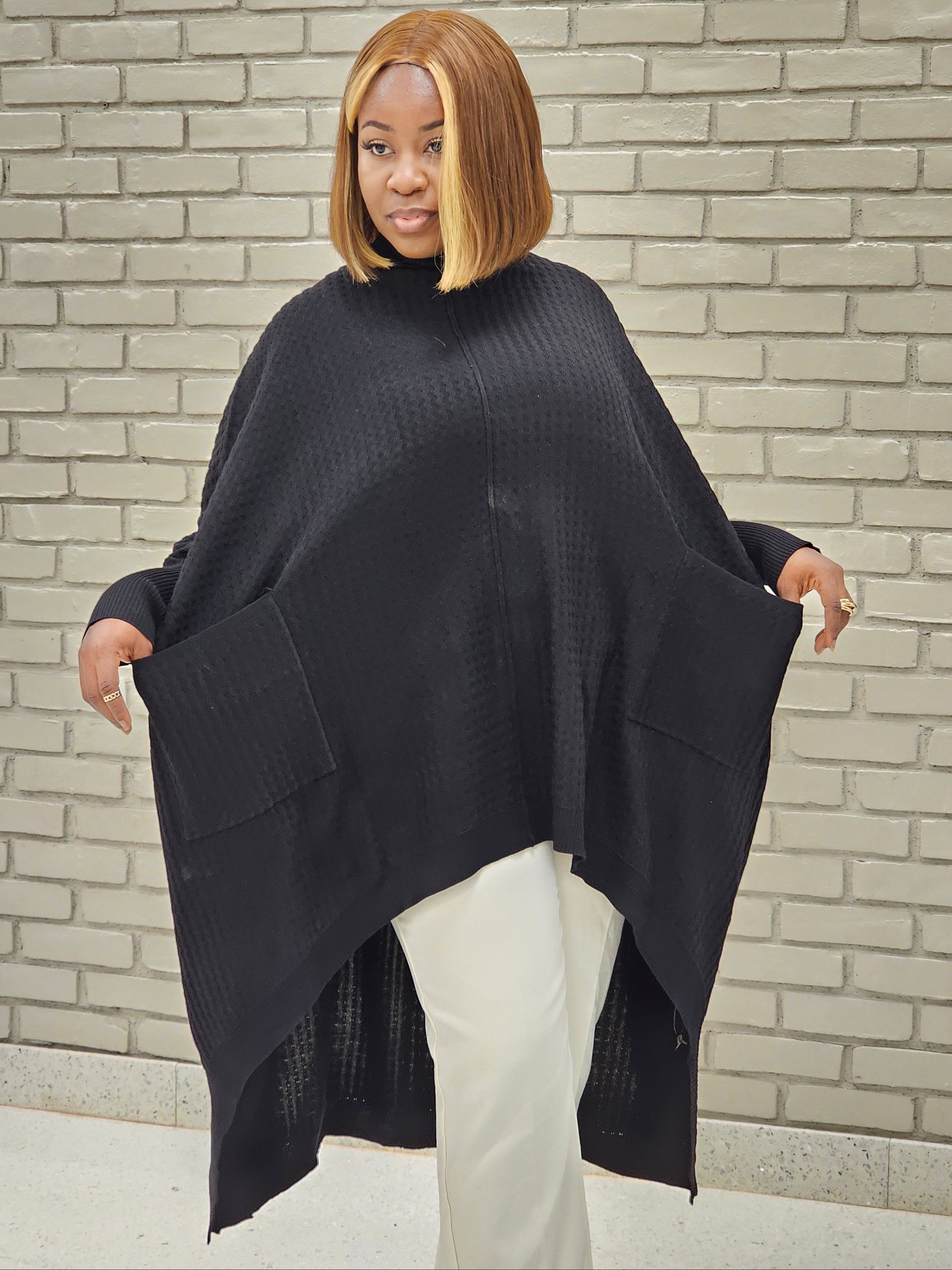 EdiLuxe High-Low Sweater Dress