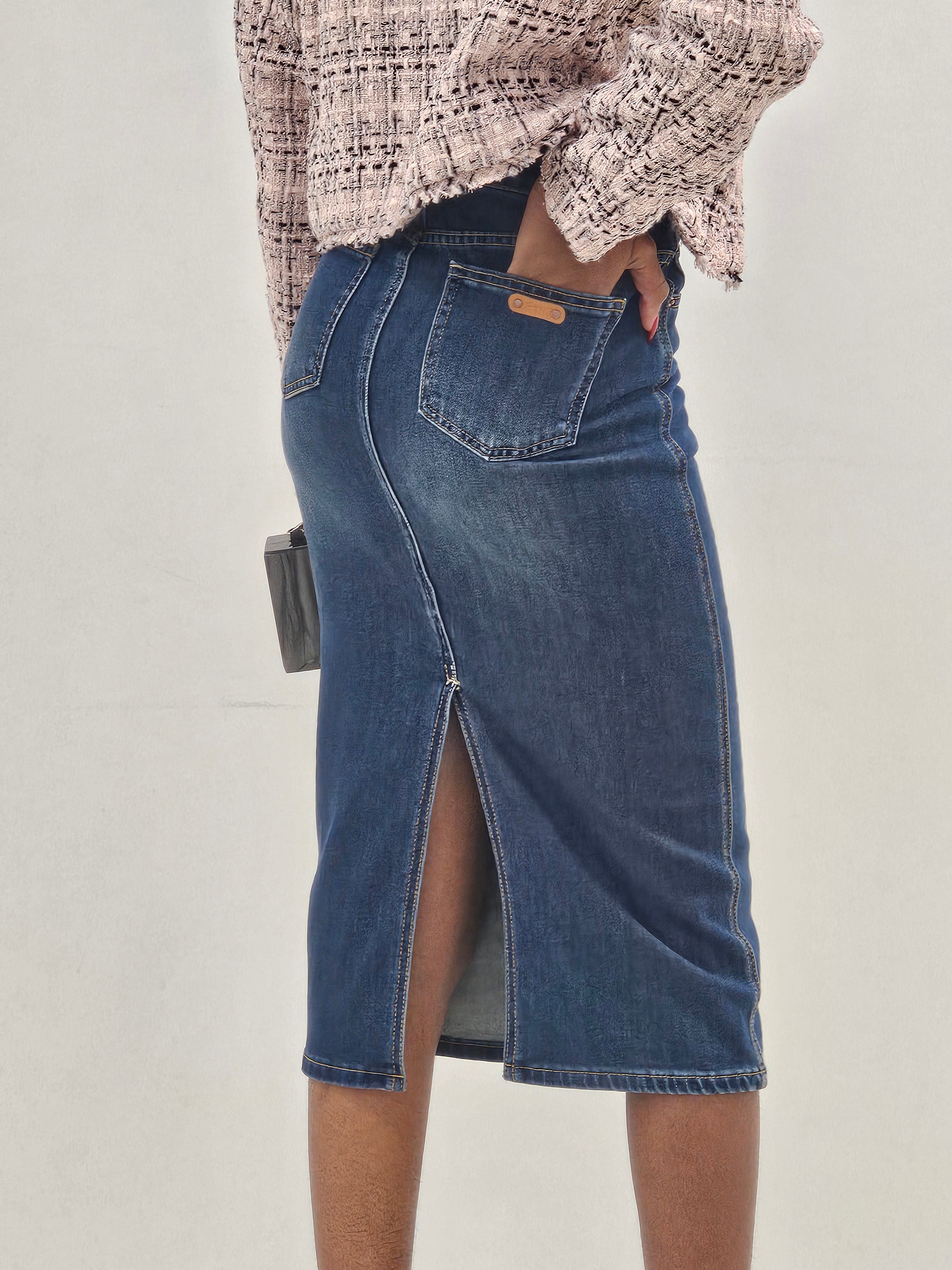 Selene Denim Skirt