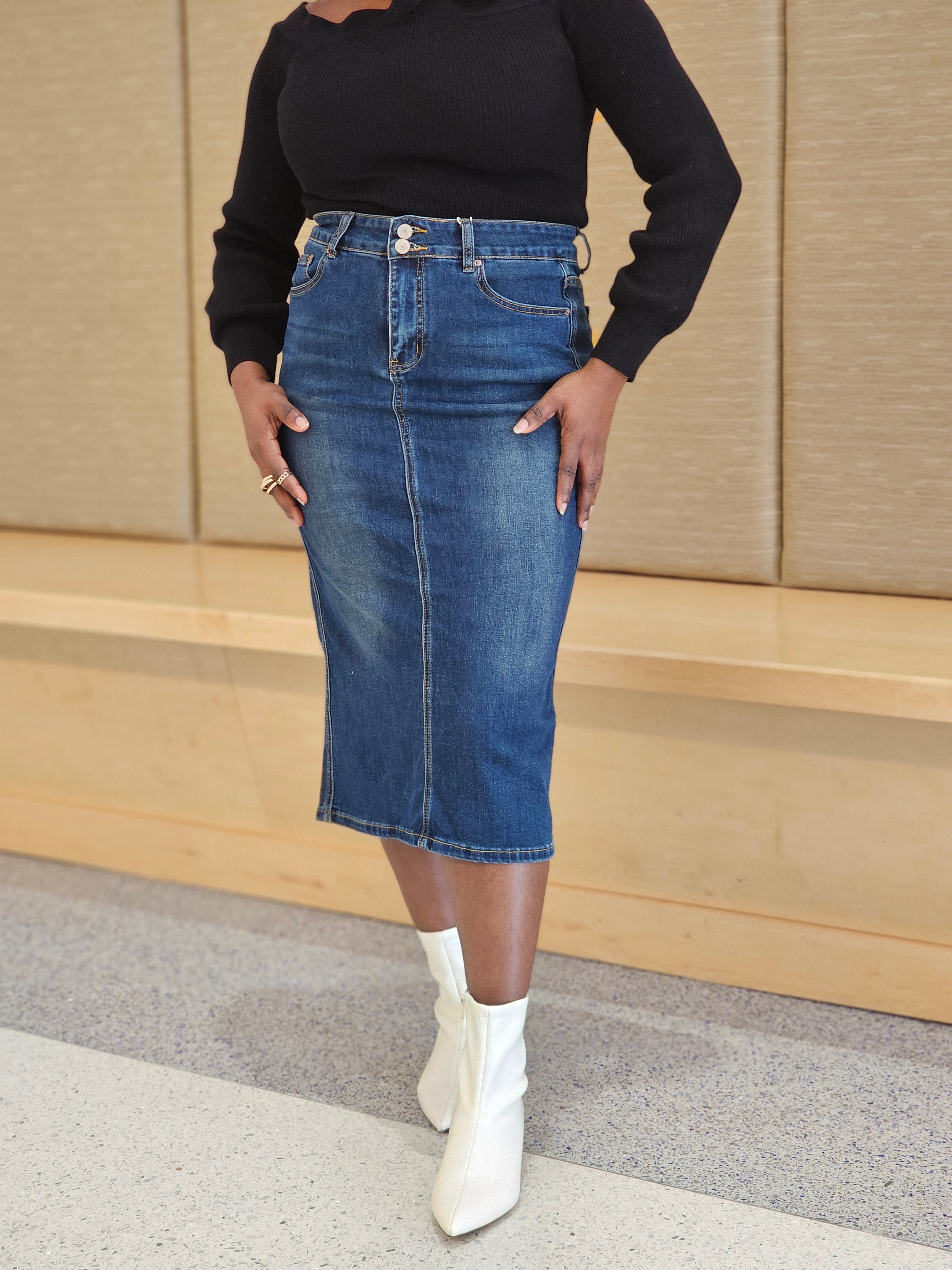 Selene Denim Skirt