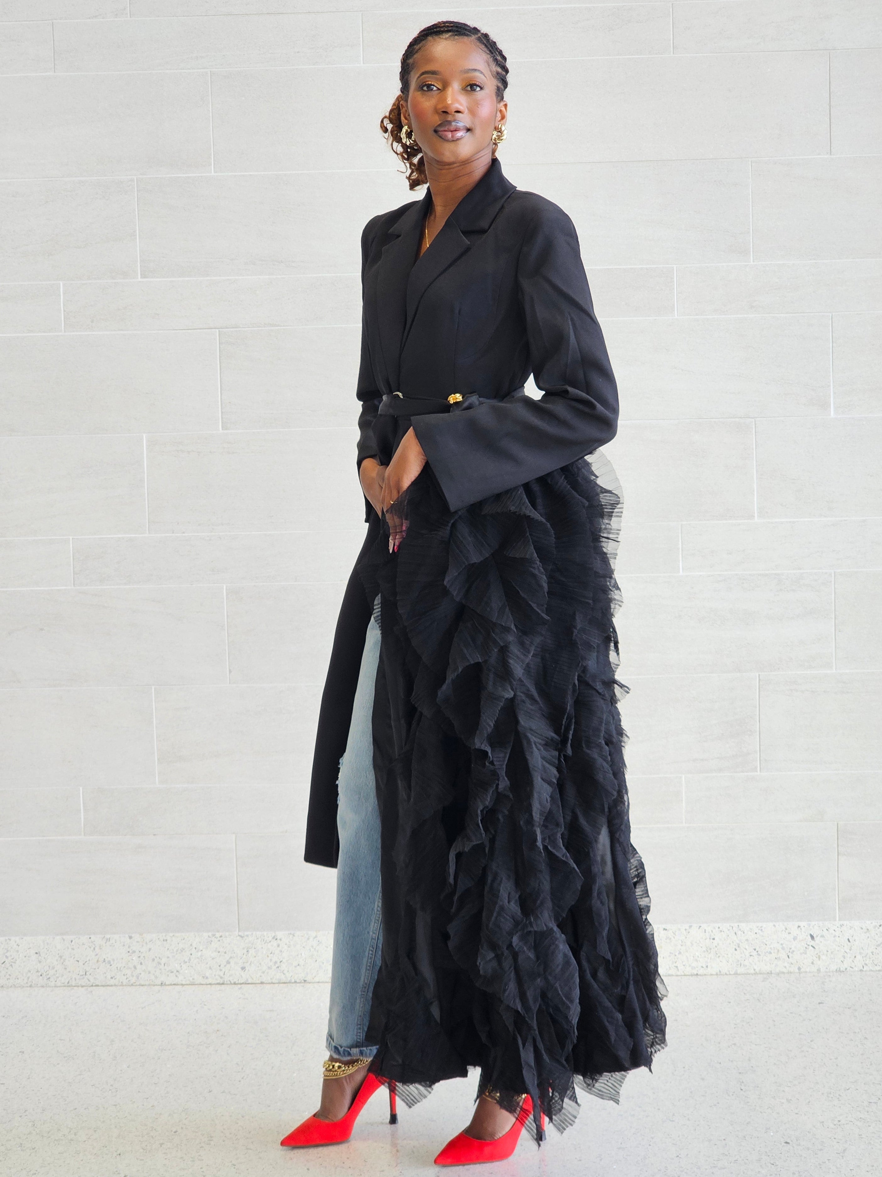 Samira Tulle Blazer Dress