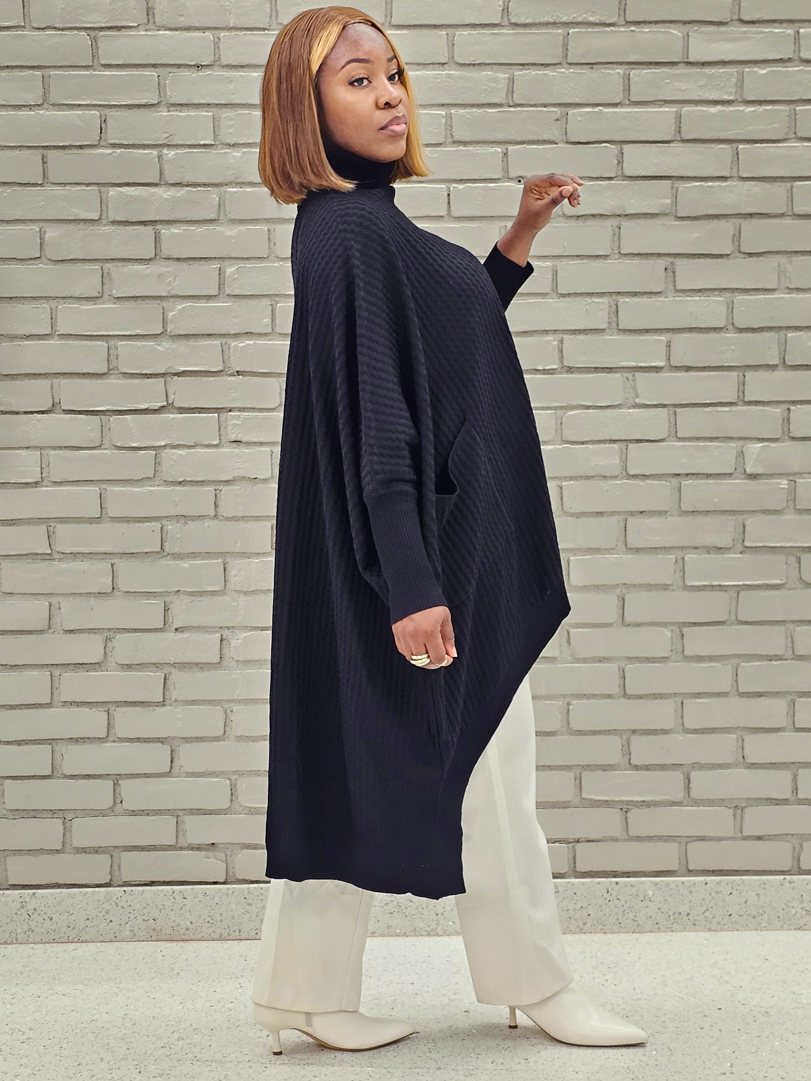 EdiLuxe High-Low Sweater Dress