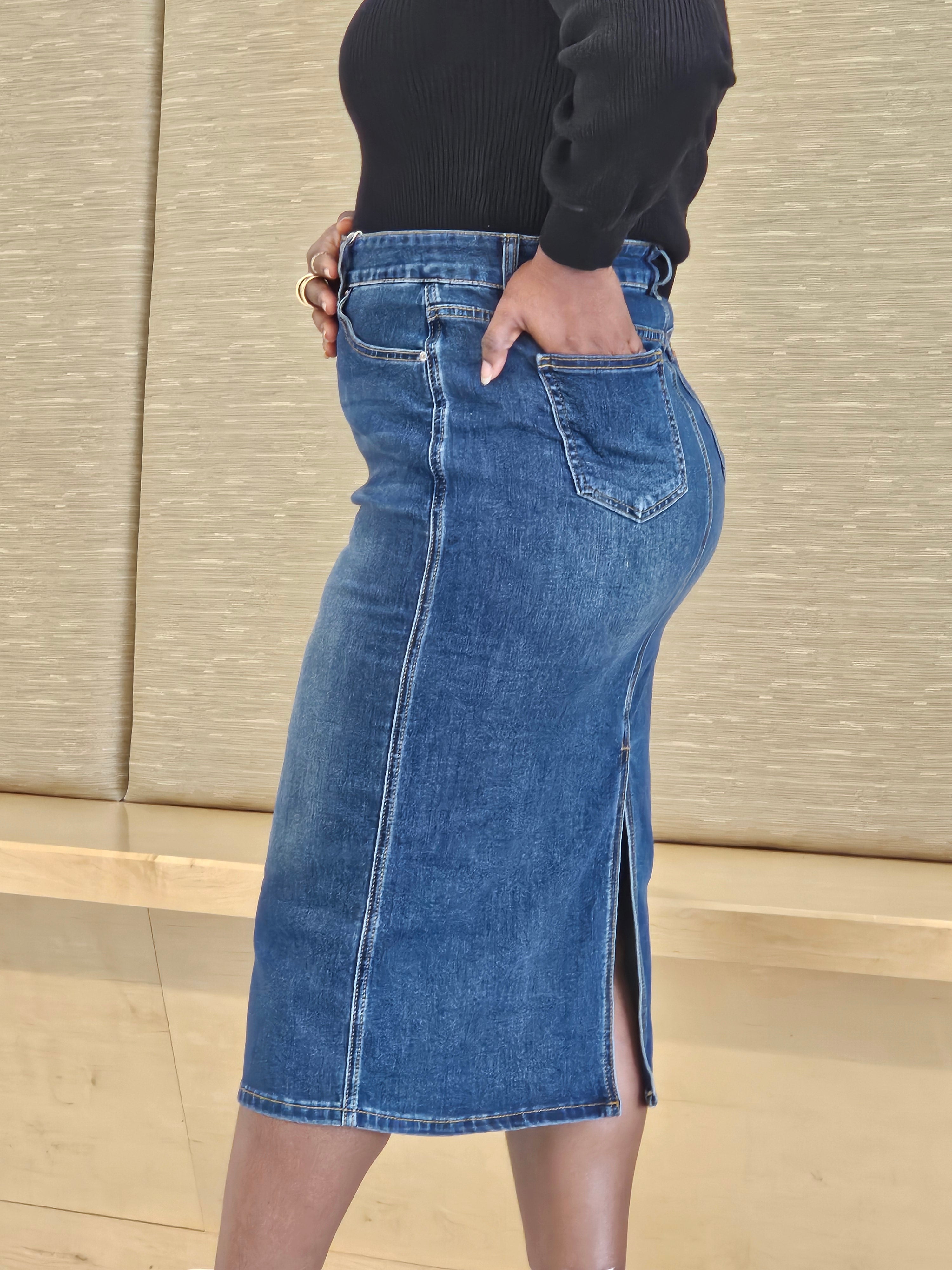 Selene Denim Skirt