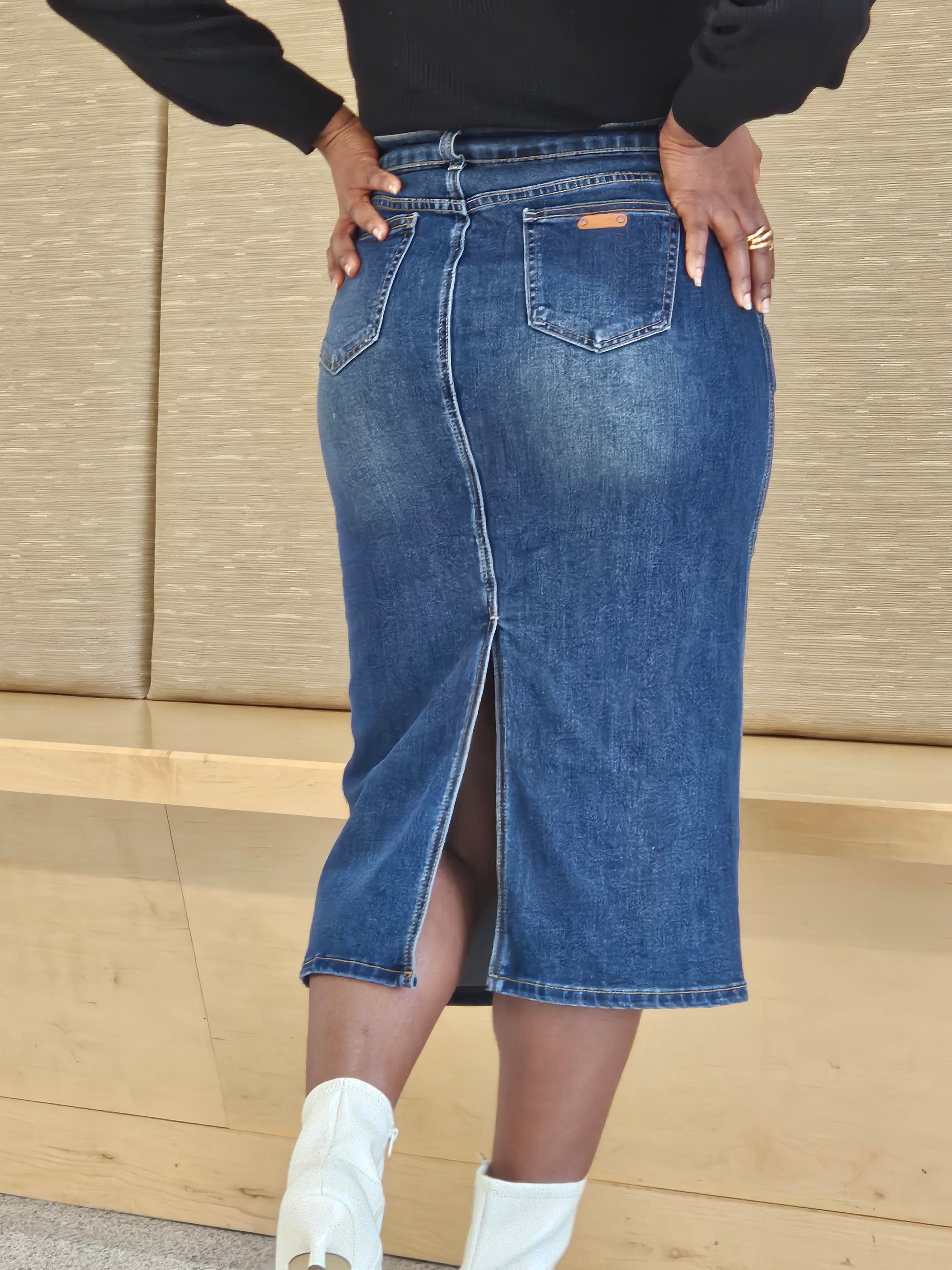 Selene Denim Skirt