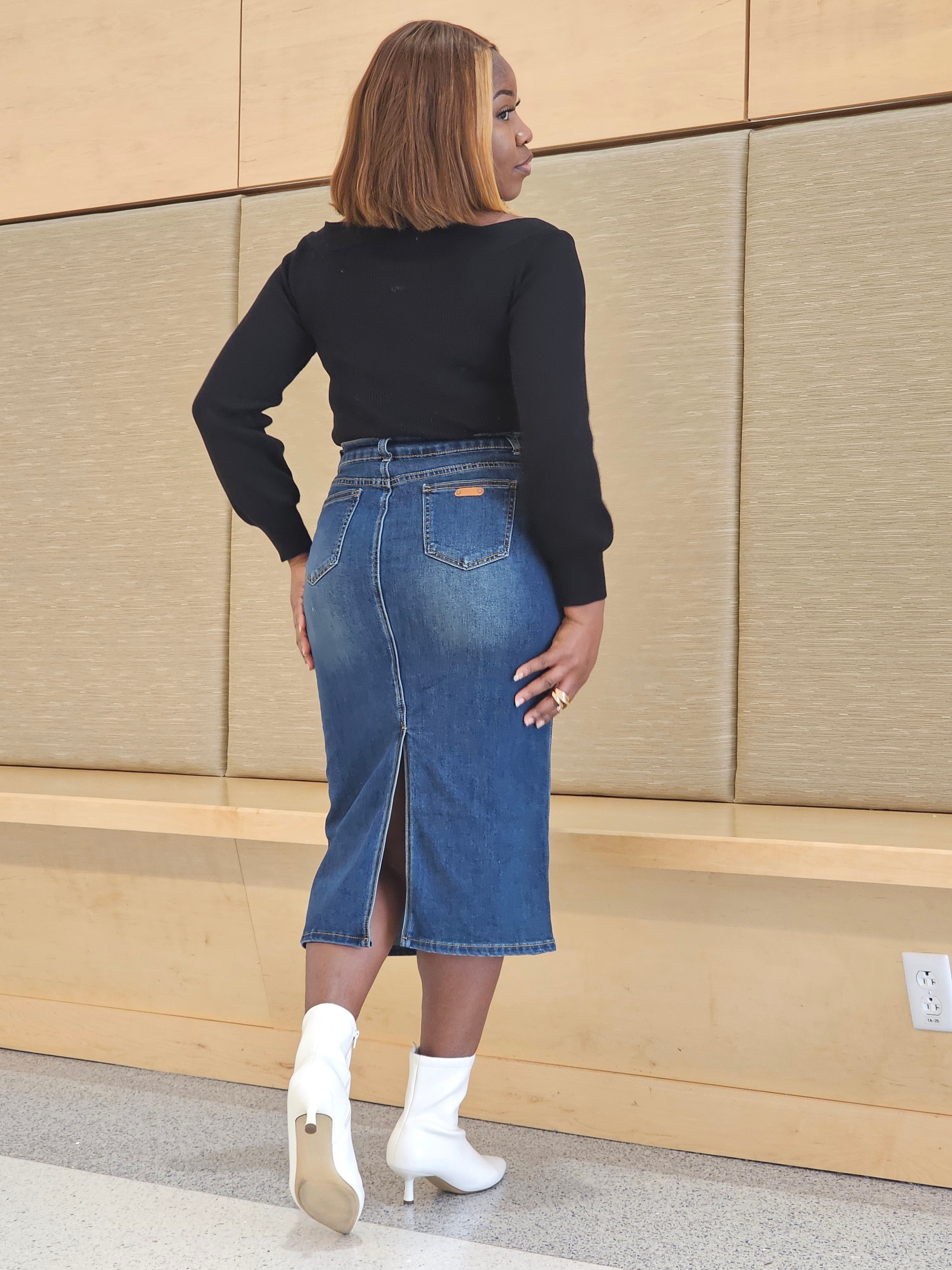 Selene Denim Skirt