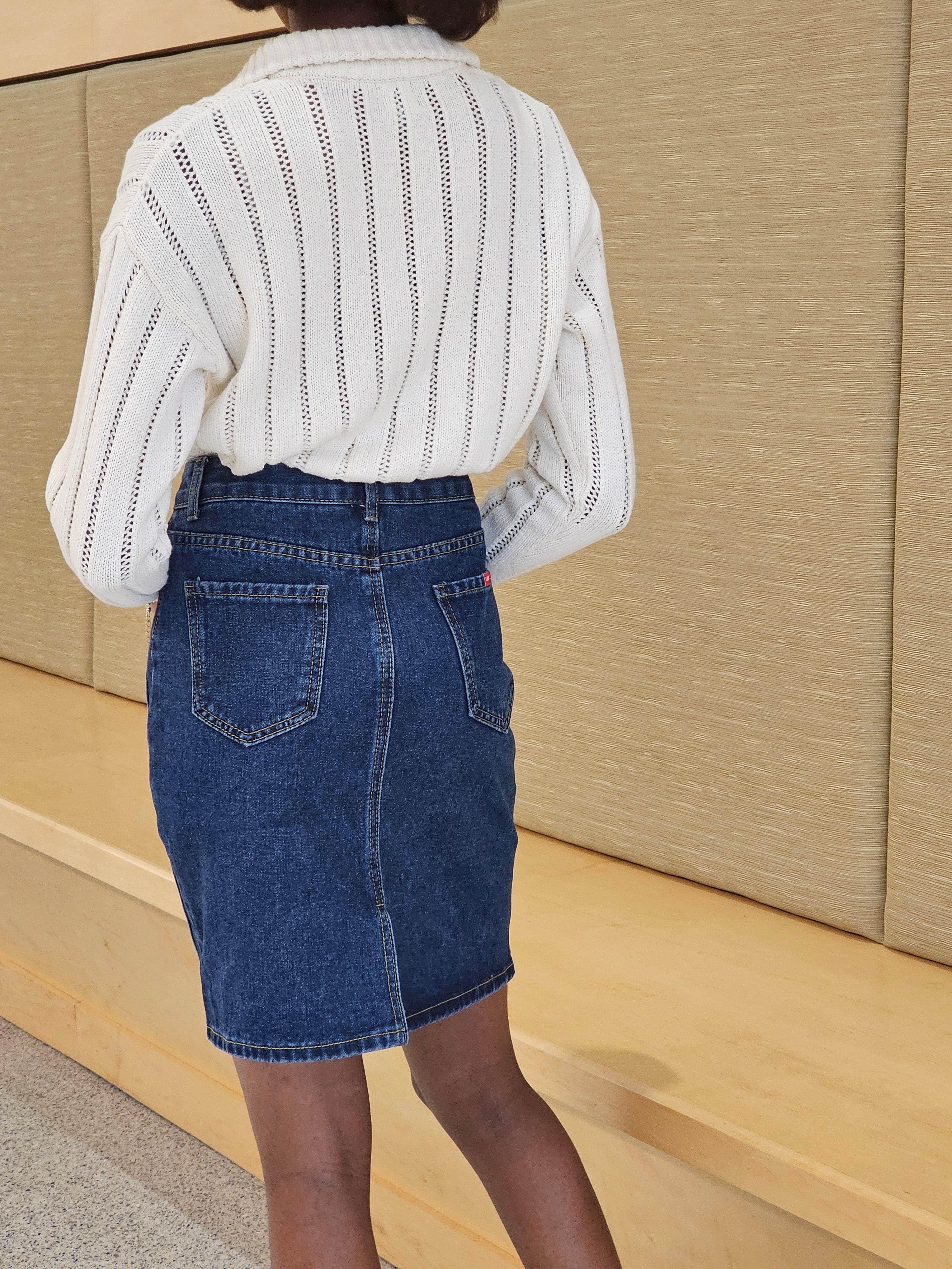 Indigo Lane Denim Skirt