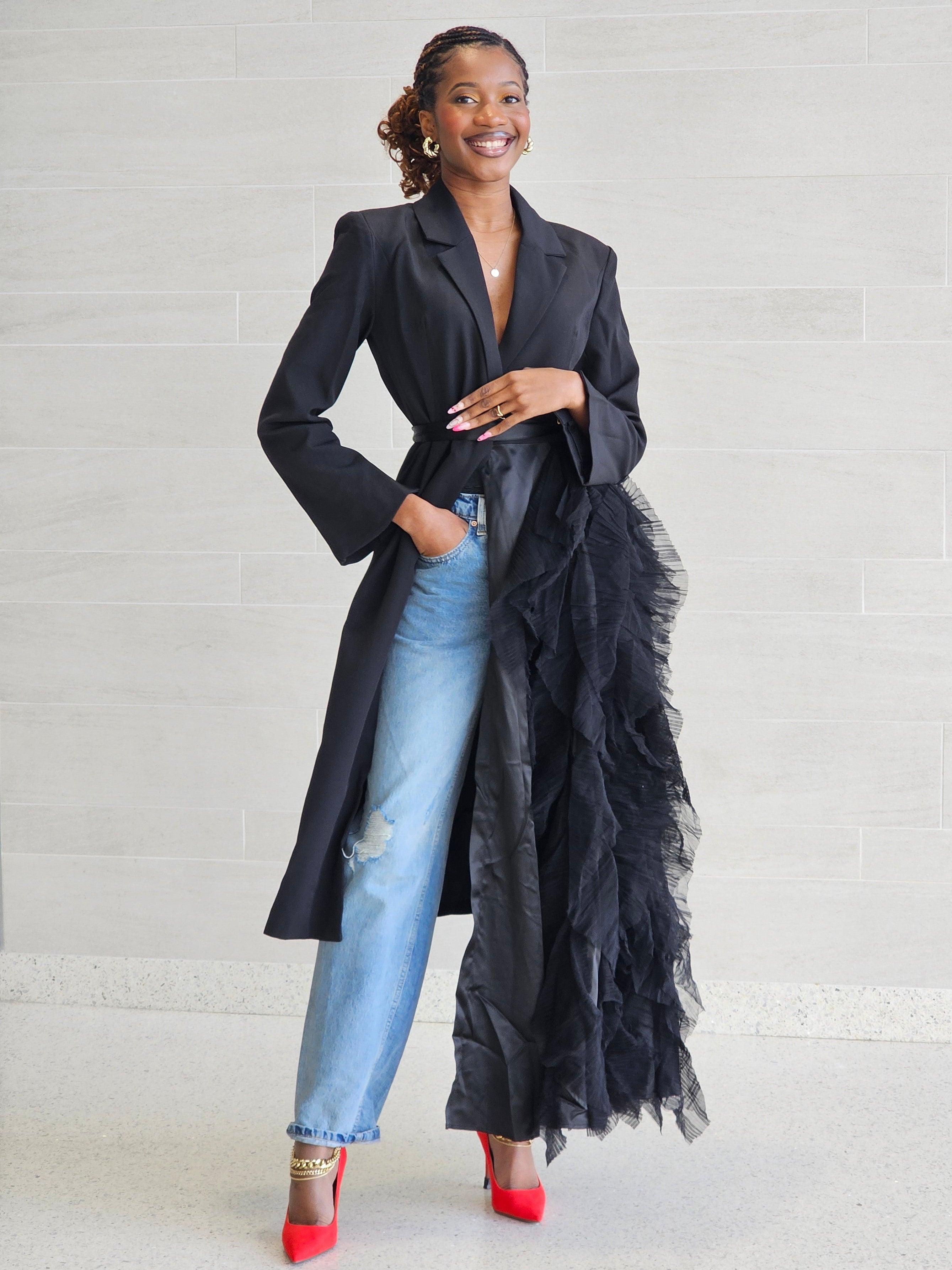 Samira Tulle Blazer Dress